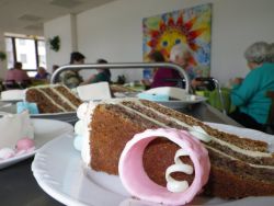 Posedenie v jedálni ku Dňu matiek