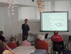 Prednáška z Vlastivedného múzea z PB (téma: Život na hradoch), poobedňajšie dielničky