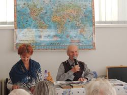 Týždeň spomienok na školské časy-prednáška spisovateľa ŠTEFANA MELIŠA