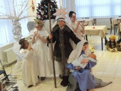 Vianočné vystúpenie detí z detského Charitného domu